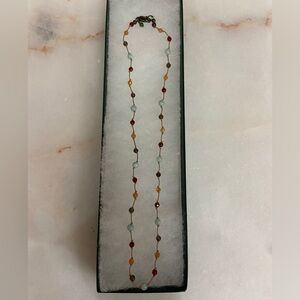 Elegant Multicolor Beaded Necklace